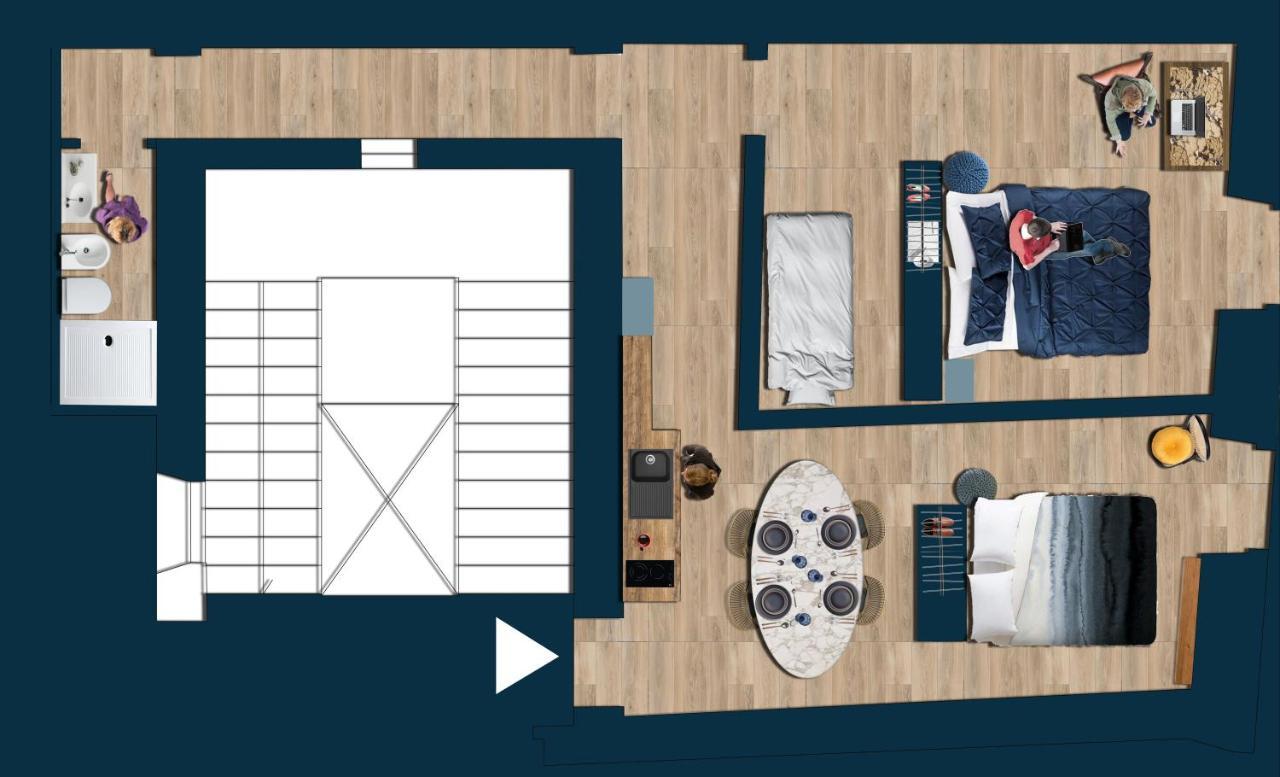 Rasella44, Blu Apartment Rome Luaran gambar